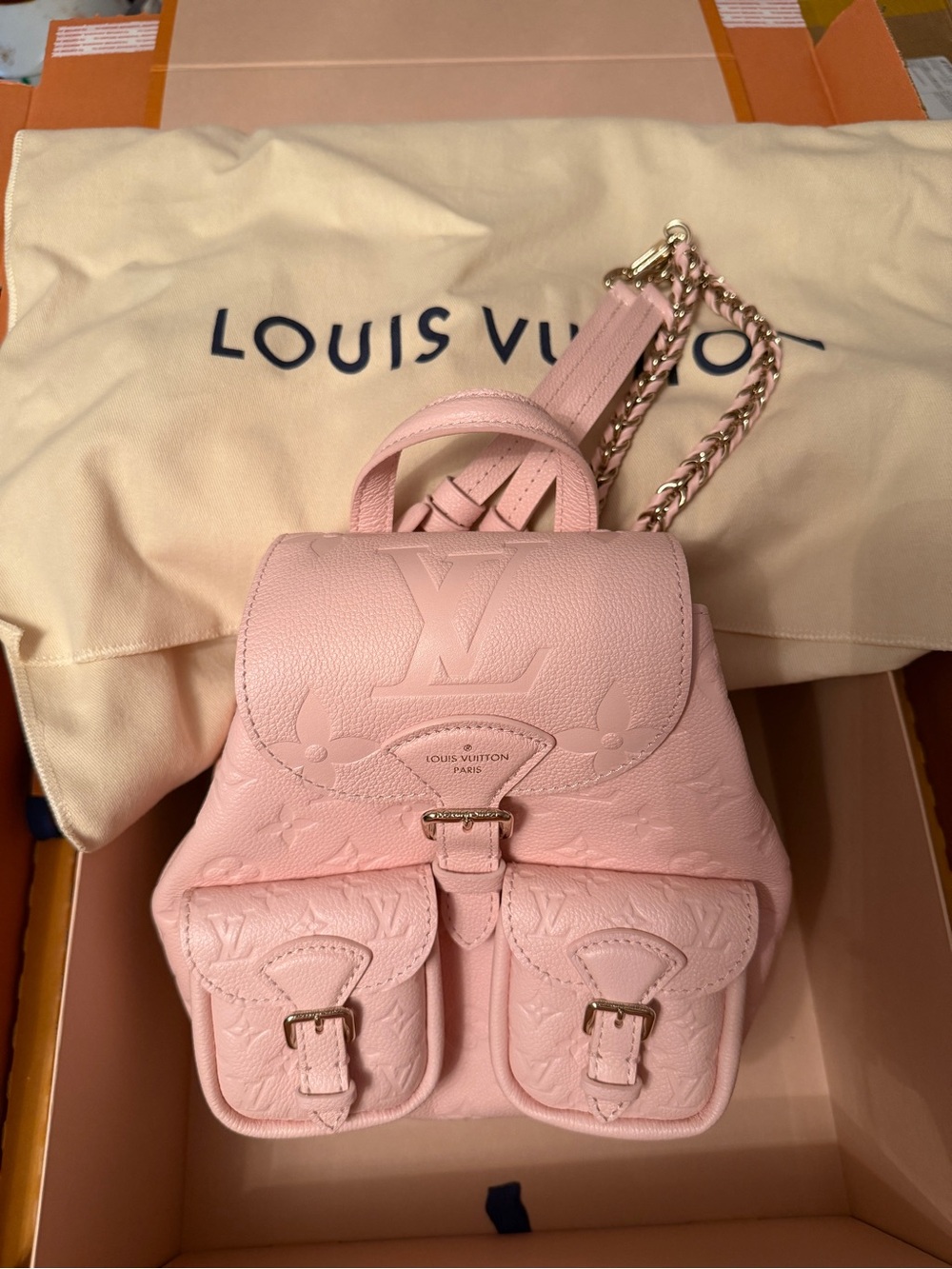Louis Vuitton Blush Pink Monogram Empreinte Mini Backpack *PRICE FIRM* - Picture 2 of 6